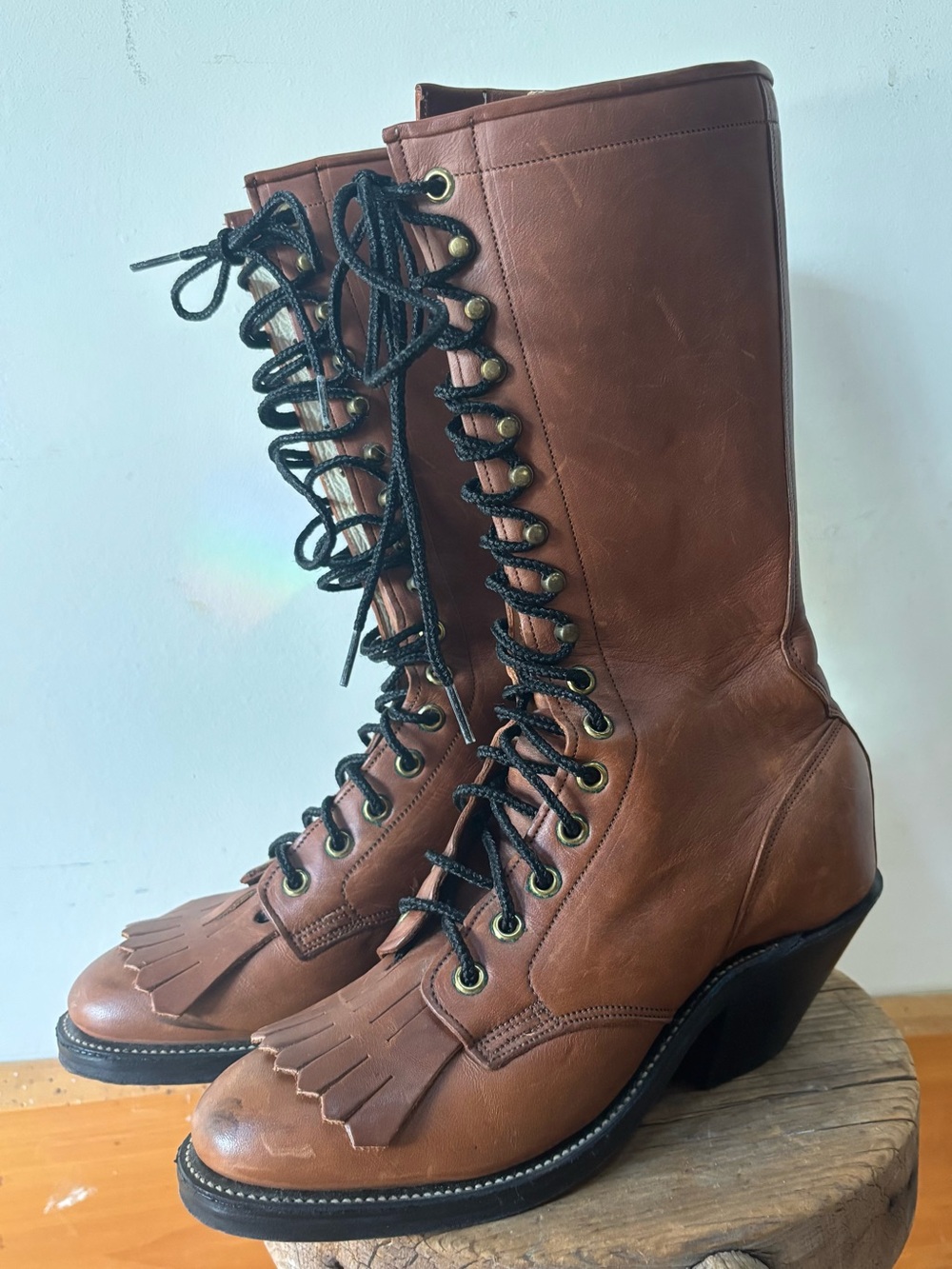 Vintage Olathe Packer Boots